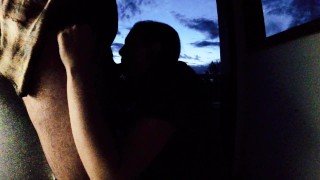 Era demasiado oscuro para filmar pero todavía nos divertimos en la torre del mirador