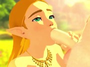 Preview 1 of Zelda Blowjob Compilation | Super Freaky Girl - Nicki Minaj HMV