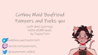 Catboy Maid BF Pampers & Fucks You NSFW ASMR Dompurring soft #NNN Day 1