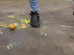 Fruit crush crushing sneaker vans! 😈 Trailer! JuliaApril onlyfans