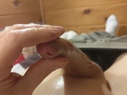 Preview 3 of Tried to just edge and not cum... but failed spectacularly! lol (loud, intense, big cumshot)
