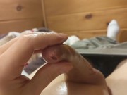 Preview 4 of Tried to just edge and not cum... but failed spectacularly! lol (loud, intense, big cumshot)