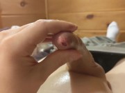 Preview 5 of Tried to just edge and not cum... but failed spectacularly! lol (loud, intense, big cumshot)