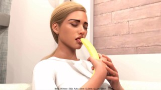A Perfect Marriage: Married Wife Fanstasize About Her Co Worker While Masturbating With Banana