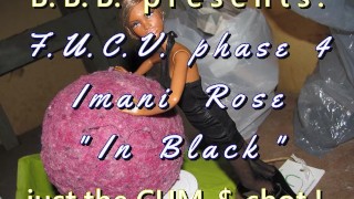 FUCVph4 Imani Rose "In Black" versão just-the-cumshot