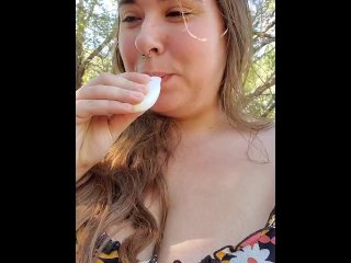 girlfriend, smoking fetish, brunette, vertical video