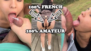POV FRENCH AMATEUR I Baise My Demi-Sour Like A Risqué Pute On The Resting Place DOGGING