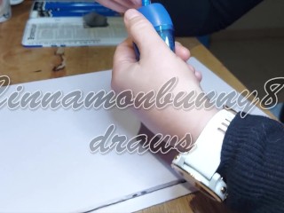 Aquarelディック-シナモンバニー86による描画-私はあなたのペニスを描きます