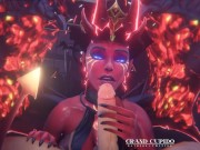 Preview 3 of Succubus Queen of Pain Blowjob [Grand Cupido]( Dota 2 )