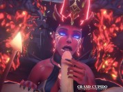 Preview 4 of Succubus Queen of Pain Blowjob [Grand Cupido]( Dota 2 )