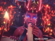 Preview 5 of Succubus Queen of Pain Blowjob [Grand Cupido]( Dota 2 )