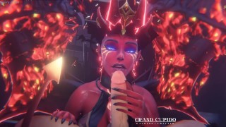 Succubus Queen of Pain Mamada [Gran Cupido] (Dota 2)