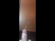 Preview 3 of Massive Cumshot All Over a Glass ! Biggest Cumshot You Wil Ever See