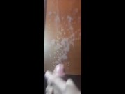 Preview 6 of Massive Cumshot All Over a Glass ! Biggest Cumshot You Wil Ever See