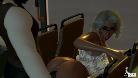 After a long day of shopping with her church pastor, Ms. Jiggles takes a ride home in a crowded bus