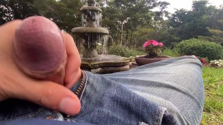 После обеда у фонтана