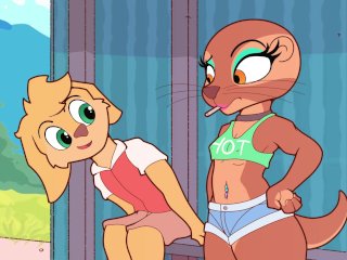 otter, cartoon, uncensored, furry porn animation