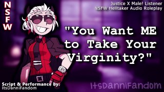 NSFW Helltaker Audio Roleplay Justice Rides Your Cock & Takes Your V-Card F4M