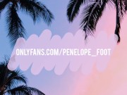 Preview 3 of Footjob , solejob , toejob beautiful teen feet