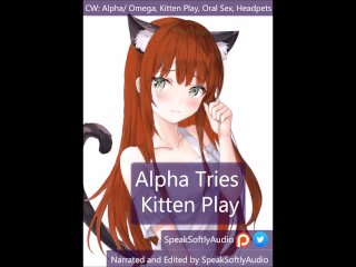 anime, solo female, redhead, cat girl