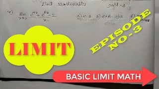 Limit math exercises Teach By Bikash Educare episode no 3