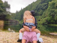 学校で出会った性欲がハンパないヤリマンギャルと野外セックスした動画 - Screenshot 8 of 16 - ヤリマン