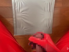 オナ禁6日目で耐えられなくなり射精する奴隷