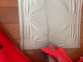 オナ禁6日目で耐えられなくなり射精する奴隷