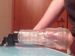 Having fun with fleshlight ice lady