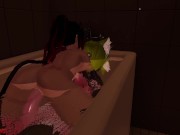 Preview 2 of Bath time with Master @Ezzie_Bunnie 🥰 Would you like a bath with me?