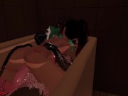 Preview 3 of Bath time with Master @Ezzie_Bunnie 🥰 Would you like a bath with me?