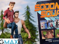 SodomySquad - Gay Superhero Alpha Saves Vulnerable Twink