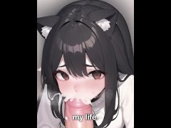 My girlfriend's father fucked until I squirted on his huge cock! *ANIME STORY*