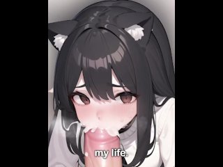 hentai, vertical video, big tits, story telling