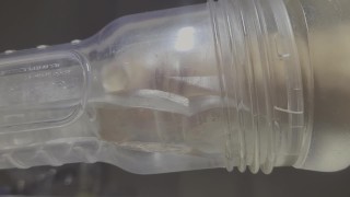 Extreme Closeup Of Cumming Inside Clear Flesh Lite