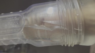 Cumming Inside Clear Flesh Lite Extreme Closeup