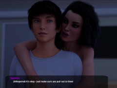 Milfy City # 50 Oh no, just don't cum in my wife's mouth, she doesn't know there's a man here