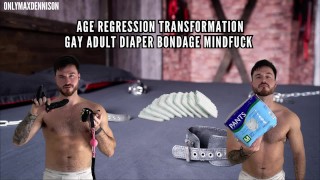 Трансформация - гей взрослый подгузник бондаж mindfuck