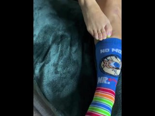 sexy, long socks, exclusive, footjob