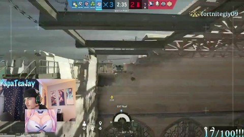 L’homme baise absolument son coéquipier sur border. Rainbow Six Siège