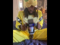 Bowser nutting all over himself