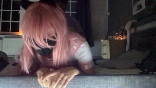 Slutty student gets fucked hard by boyfriend and moans like crazy.