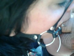 Spider Gag Extreme Drooling Face Fuck