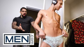 Uncovered In Only His Underwear