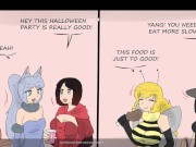 Preview 1 of RWBY Lesbian & Yuri & Girls Only The Halloween Party Comic Porn
