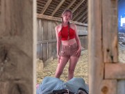 Preview 4 of Coco Mars gives you a handjob in a barn