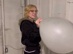 Blow to Pop with Cigarette Smoke! Tuftex Clear 