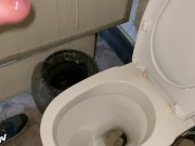 Preview 1 of Masturbated in the office and ran to the office public toilet to quickly cum 4K