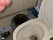 Preview 2 of Masturbated in the office and ran to the office public toilet to quickly cum 4K