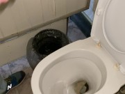 Preview 4 of Masturbated in the office and ran to the office public toilet to quickly cum 4K